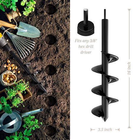 K-Brands Auger Drill Bit for Planting – Lumifine