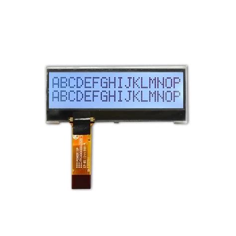 Positive Transflective FSTN COG Character LCD Panel LCD 16x2 Display