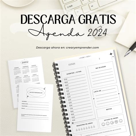 Agenda Para Imprimir Plantilla En Pdf Barata Y Completa Como