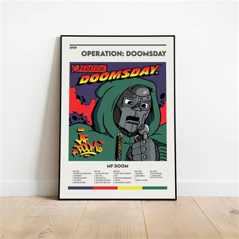 Mf Doom Operation Doomsday Album Cover Print Poster Digital Download ...