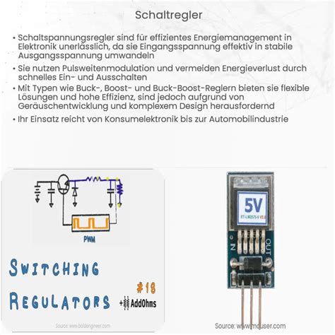 Schaltregler Wie Es Funktioniert Anwendung Vorteile