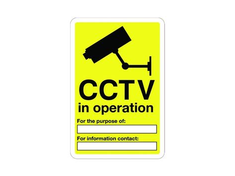 Cctv In Operation For The Purpose Ofsign Safe Industrial