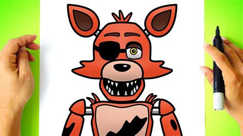 How To DRAW FOXY Five Nights At Freddy S FNAF YouTube