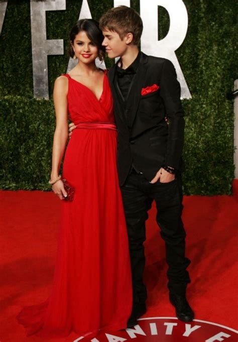 Justin Bieber And Selena Gomez Vanity Fair Oscar 2011 Party Couple