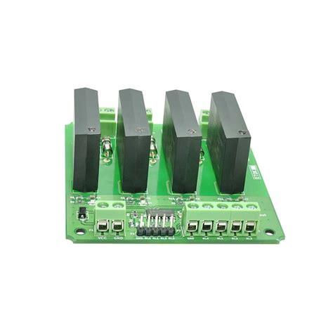 4 Channel Solid State Relay Controller Board Module With 4 SSR DC