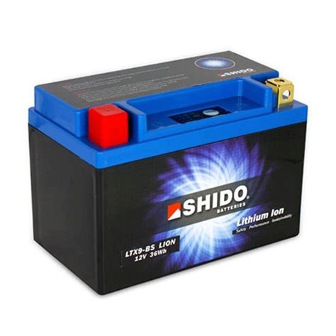 Ytx Bs Shido Lithium Motorcycle Battery Lifepo Ltx Bs