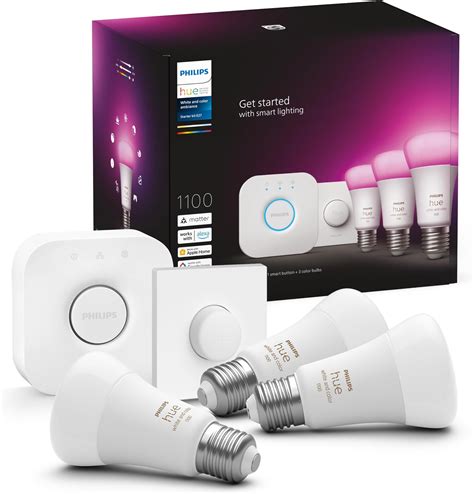 Philips Hue White And Colour Ambiance Mini Starter Kit E27 95 W