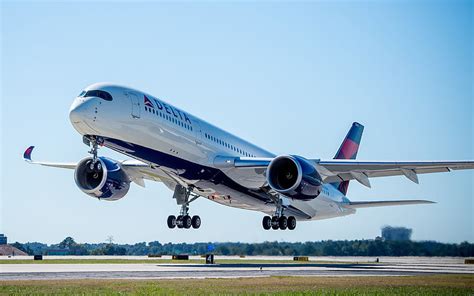 Airbus A350-900 passenger plane, Delta Air Lines, Airbus A350, civil ...