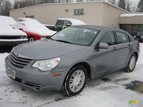 Silver Steel Metallic Chrysler Sebring Touring Sedan