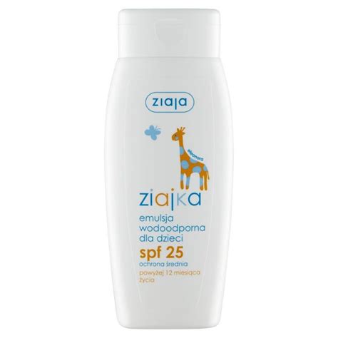 Ziaja ziajka słoneczna emulsja do opalania dla dzieci spf 25 150 ml