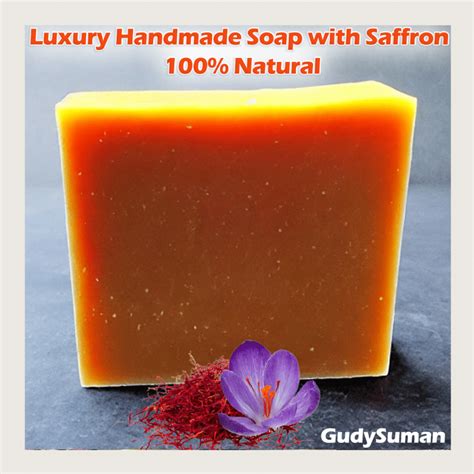 Luxury Handmade Soap With Saffron Keshar Multani Mitti Besan Gram