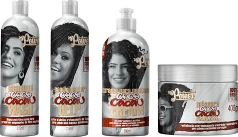 Kit Soul Power Coco E Cacau Wash Help Cream Mask Beleza Na Web