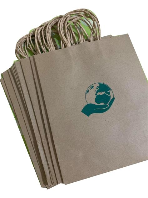 Brown Kraft Paper Carry Bag For Shopping Capacity 1Kg At Rs 3 Piece