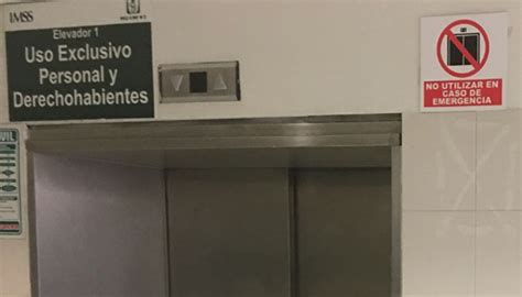 Quedan Atrapados En Elevador Del Imss