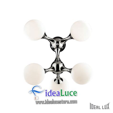 Plafoniera Ideal Lux Nodi Bianco Pl Idealucestore