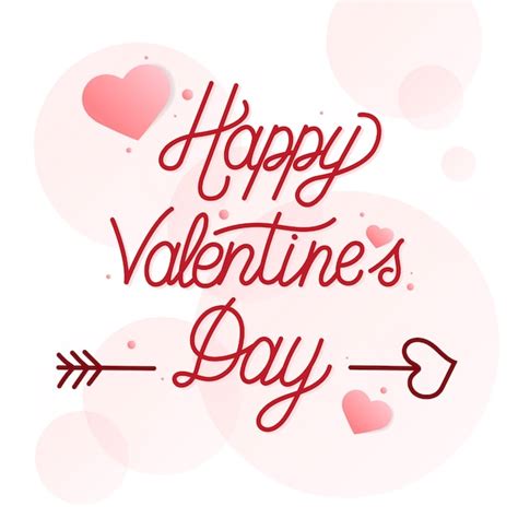 Free Vector Valentines Day Card Illustration