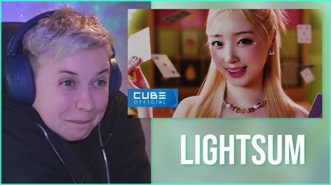 REACTION to LIGHTSUM 라잇썸 HONEY OR SPICE MV YouTube