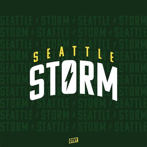 Seattle Storm Redesign: Nature-inspired Logo and Branding