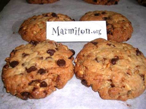 Cookies Aux P Pites De Chocolat Et Nougatine Recette De Cookies Aux