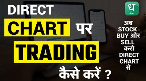 डायरेक्ट चार्ट पर शेयर को Buy ओर Sell कैसे करे How Trade On Chart