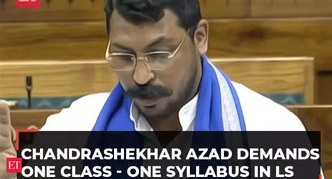 Chandrashekhar Azad Demands One Class One Syllabus Aiims In Nagina