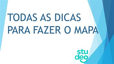 Todas As Dicas Para Fazer Mapa Studeo Unicesumar Youtube