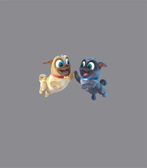 Disney Puppy Dog Pals Rolly Bingo High Five Digital Art by Ishab Jayla ...