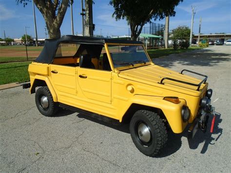 1974 Volkswagen Vw Thing Trekker 181 Kubelwagen Rare Urban German Military Classic Volkswagen