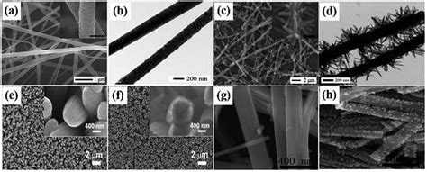 SEM And TEM Images Of Pristine TiO 2 Nanofibers A And B And TiO 2