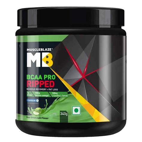 MuscleBlaze BCAA Pro Ripped | NUTRABAY™