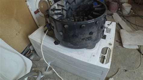 Перо съемная машина из старой стиральной машины часть 1 - YouTube