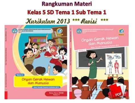 Kunci Rangkuman Materi Kelas 5 Tema 1 Sub Tema 1 Tentang Nilai Nilai