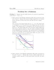 PS4 Soln Econ 3030 Fall 2013 R Masson Problem Set 4 Solutions