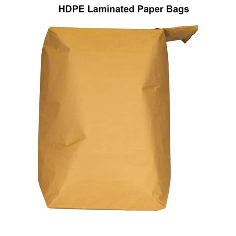 Gurukrupa Brown HDPE Laminated Paper Bags Storage Capacity 5 Kg At Rs