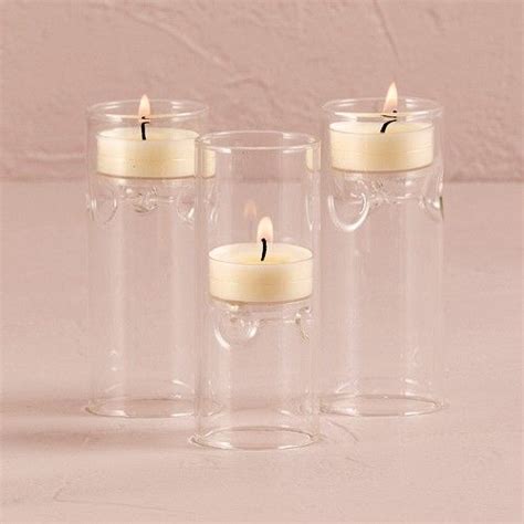 Blown Glass Miniature Tealight Luminaries Weddingstar Wedding