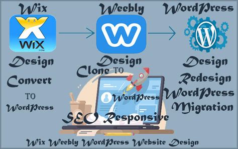 Designredesign Or Clone Your Wixweeblywordpress Website By