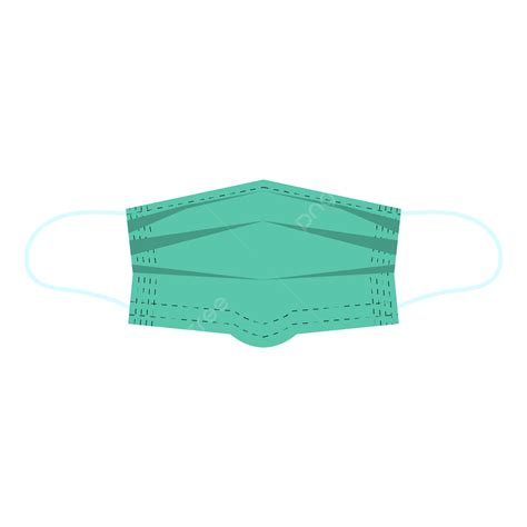 Green Surgical Mask Vector Vector Mask Green Mask Mask Png And