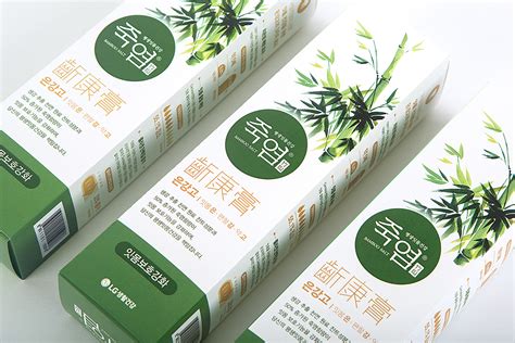 Bamboo Salt Toothpaste - Package Design on Student Show