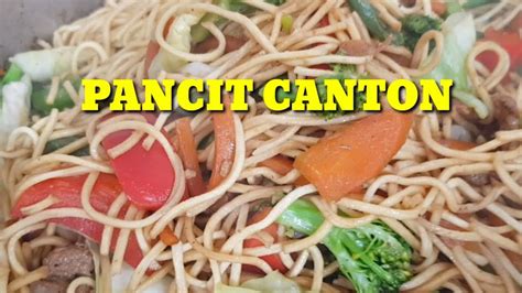 How To Cook Homemade Pancit Canton By Cyd Youtube