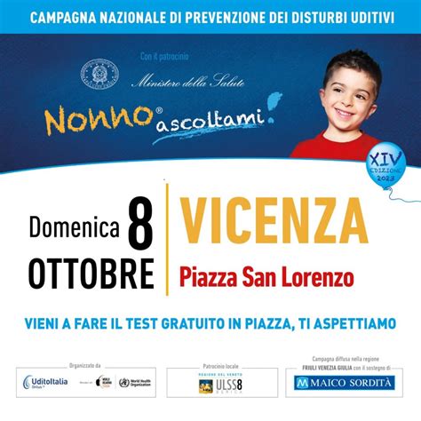 Nonno Ascoltami Domenica Ottobre Test Gratuiti Dell Udito In Piazza