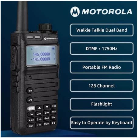 Jual HT Motorola X9 Walkie Talkie Jarak Jauh 10km UHF VHF Kekuatan