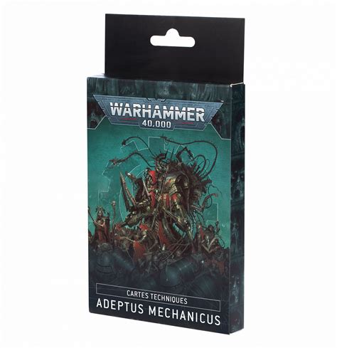 Cartes Techniques Adeptus Mechanicus Miniset Net Miniatures