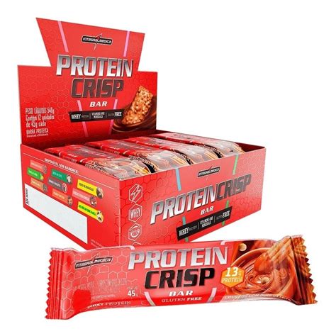 Barrinha De Proteína Crisp Bar Cx 12un 45g Integralmedica THUNDER