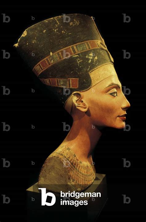 Buste De La Reine Egyptienne Nefertiti 1353 1336 Av JC Epouse Du