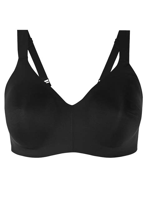 Marks And Spencer M Black Flexifit Non Padded Minimiser Full Cup