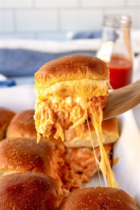 Easy Buffalo Chicken Sliders All Things Mamma