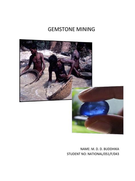 Gemstone Mining | PDF | Quartz | Gemstone