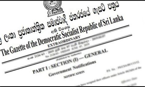 President Signs Gazette On Essential Services Sri Lanka Mirror