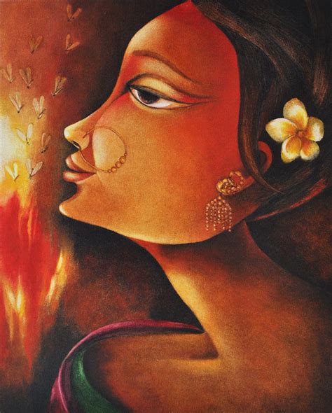 Attraction Painting By Shobha Goswami Fine Art America