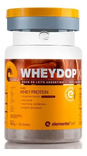 Wheydop X Elemento Puro 900g Whey Protein Edição Limitada Sabor Doce